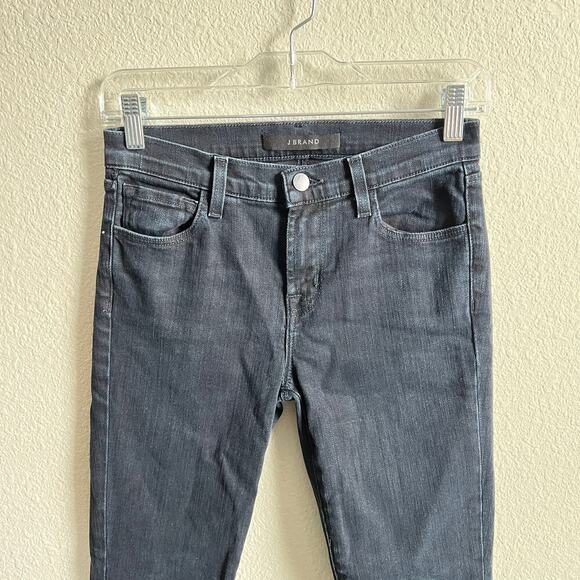 J Brand 835 Crop Skinny Jeans Women's 25 Low Rise Dark Wash Cotton Blend - Picture 2 of 8